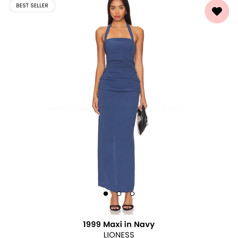 Lioness navy blue dress, super flattering and comfortable. Size xs